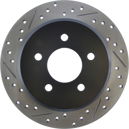 Centric Parts Sport Drilled/Slotted Brake Rotor, 127.65052R 127.65052R